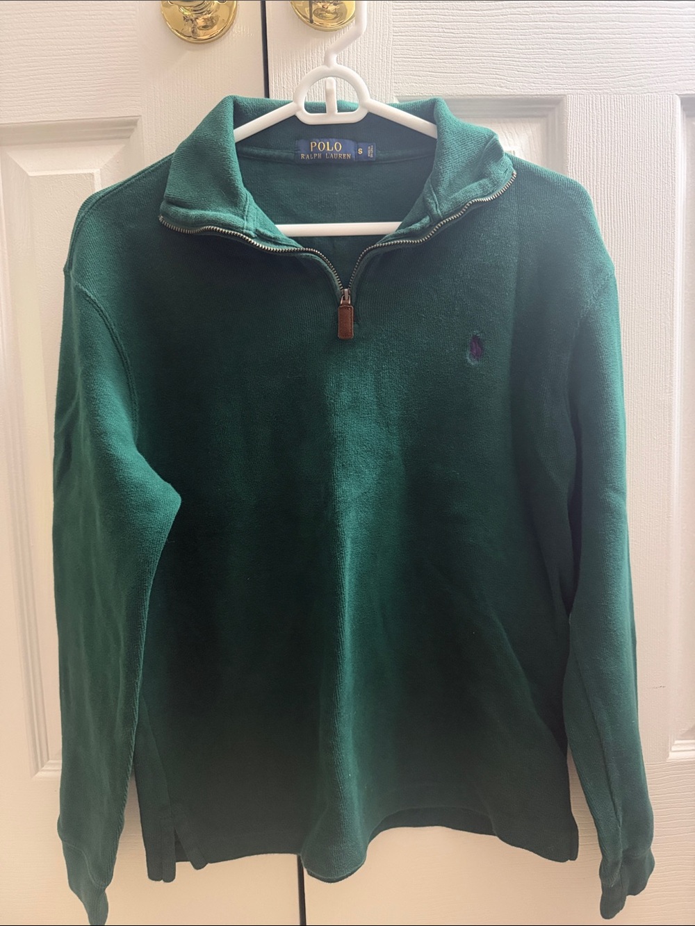 Polo Ralph Lauren Green Half-Zip Fleece Pullover